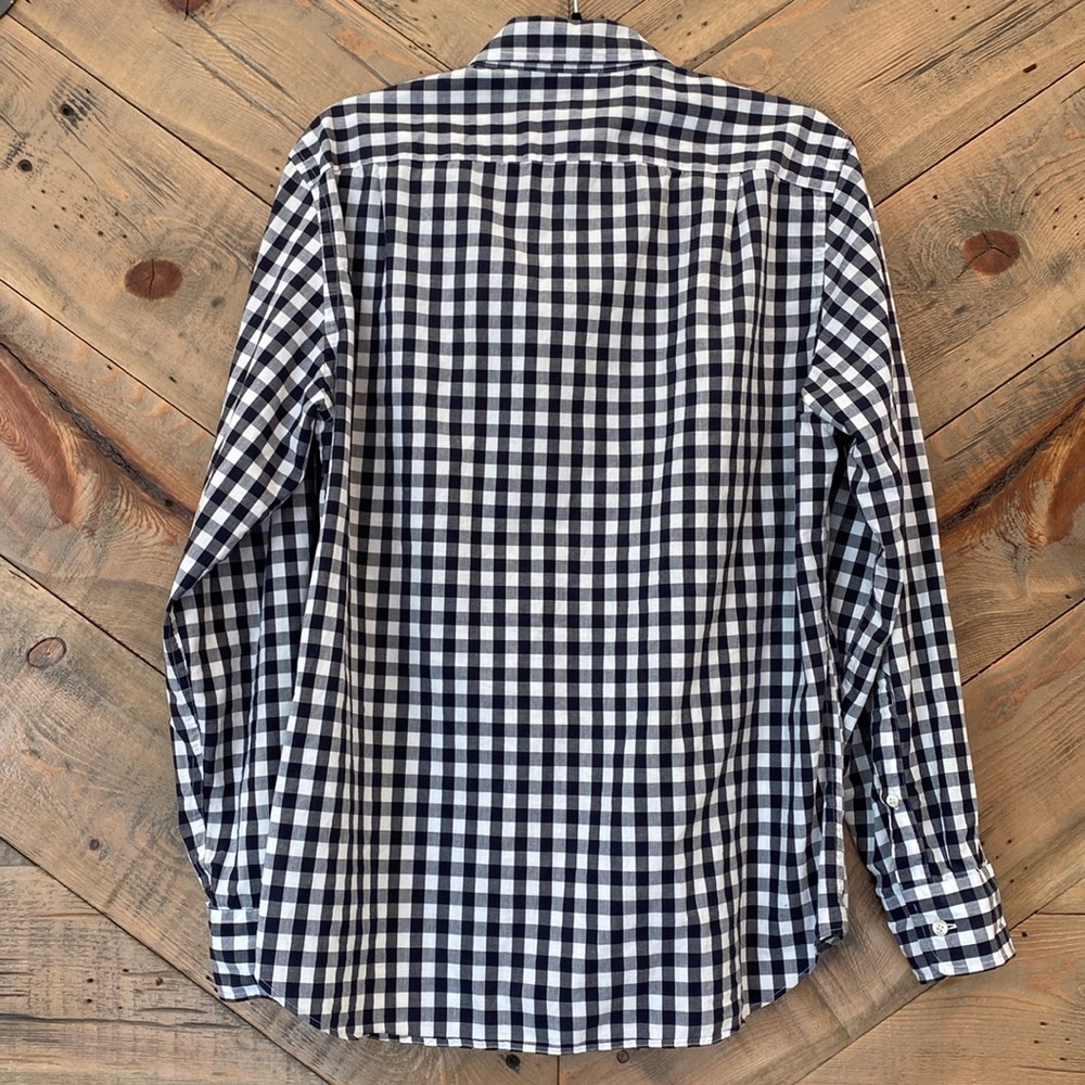 J. Crew Gingham Button Down M - image 6